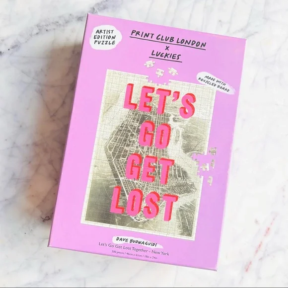 Let’s Go Get Lost Together New York Jigsaw Puzzle - Picture 3 of 5